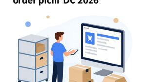 Футуристический склад с использованием технологий контроля ошибок при комплектации заказов от Поп-Поп Склад